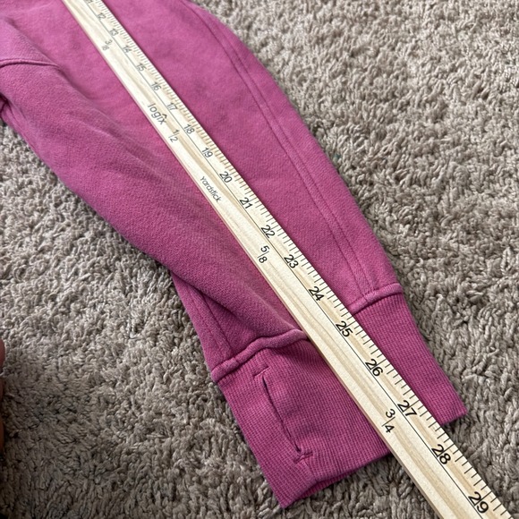 Lululemon Scuba Oversized Full Zip Hoodie Berry Pink Gold Zip LW3GPBS XL XXL - Picture 5 of 9
